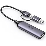 UGREEN Video Capture Card, 4K HDMI auf USB C/A Capture Card, 1080P Video...