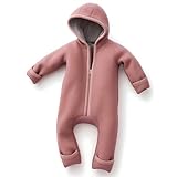 ALAVYA HOME® WALKOVERALL, Baby Wollwalk-Overalls aus Natur 100%...
