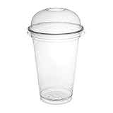 daybays Smoothie Becher to Go 400ml Ø95mm inkl. Domdeckel mit Rundloch 50...