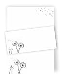 zartbesaitet.com Schöne Produkte aus Papier - Briefpapier Pusteblume DIN...