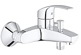 GROHE Eurosmart - Einhand-Wannenbatterie (Wandmontage, automatische...