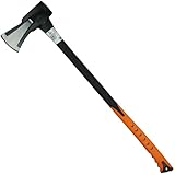 HRB Axt - Spaltaxt gehärtetem Stahl, zum Holz Spalten geeignet, Survival...