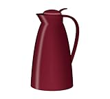 alfi ECO 1,0l, ruby red, Isolierkanne mit hygienischem Hartglaseinsatz aus...