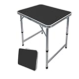 HYMnature Kleiner Klapptisch, 60 cm, leichter Campingtisch,...