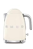 Smeg, KLF03CREU 1.7L Wasserkocher, Soft-Opening-Kannenverschluss,...