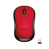 Logitech M220 SILENT Kabellose Maus, 2,4 GHz mit USB-Empfänger, 1000 DPI...