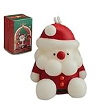 Weihnachtsmann Duftkerze – English Pear & Freesia – Handgefertigte...