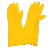 Tofficu Latex Handschuhe Rutschfest Unisex Verlängert für Garten und Bad...