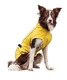 TRIXIE Regenmantel Vimy für Hunde gelb S - Bauchumfang: 34 - 53 cm –...