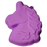 Silver-Stage Einhorn Backform Unicorn rosa Kuchenform für backen...