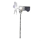 Kleine Windkraftanlage Generator Kit, 360 Grad drehbarer Windgenerator LED...