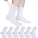 Apricitie 6 Paare Diabetikersocken für Herren Damen, ohne Gummibund...