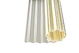 Unbekannt Polyester Wellbahn natur transparent Kurzrollen (5000 x 1500 mm)