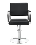 CO-Z Friseurstuhl Schwarz 41-56 cm Höhenverstellbare Friseurstühle Barber...