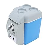 Asixxsix Mini-Kühlschrank, 7.5L Großes Fassungsvermögen DC 12V...