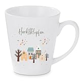KÜSTENGLÜCK Herbstklopfen Tasse mit Herbstmotiv, Herbstblätter, Tasse...