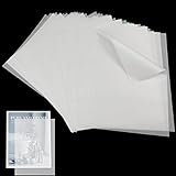 100 Stück Transparentpapier 17g/m², Suofuolef A4 210X 297mm Pauspapier...