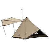 OneTigris Conifer Tipi Zelt mit Schneerock Zelt wasserdicht 1 Person für...
