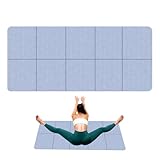 Duroecsain Klappbare Yogamatte,Haushalts Pilates Fitnessmatte | Leichte...