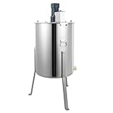 Honigschleuder Elektrisch 140W Tangentialschleuder Edelstahl 4...