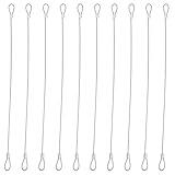 Baluue 10 Stück 10 teiliges Edelstahl Drahtseil mit Schlaufe Rostfreies...