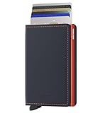 Secrid Slimwallet Nightblue & Orange Einheitsgröße Unisex Erwachsene,...