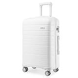 KONO Zwillingsrollen Reisekoffer TSA-Schloß 76cm Trolley Koffer...