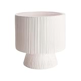 BUTLERS Blumentopf Ø 14cm Dolomit -Rome - Pflanzentopf für innen und...