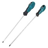 HaoYeah Schlitz- und Schraubendreher, flache Klinge, magnetisch, mit...