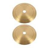 Lurrose 2 Stück Lampenfassungsringe aus Messing mit Gewindeschraubring...