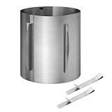 Tortenring, Edelstahl Tortenring Verstellbar. Tortenring Hoch 20 CM mit 2...
