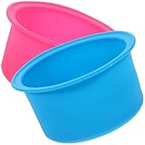 LOLIPPYY 2 Stück Antihaft Silikon Wachsschmelzschale für Haarentfernung...