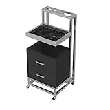 Schönheitssalon-Trolley mit Schubladen, Metall-Aufbewahrungsschrank auf...