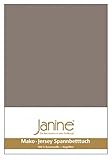 Janine Spannbettlaken Mako Feinjersey Classic Jersey 5007, Größe:140 x...