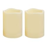 2 Stück 7,6cm x 10 cm Wasserdichte batteriebetriebene flammenlose...