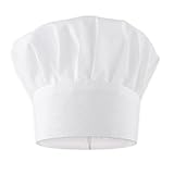 Kochen Kochmütze, Erwachsene Unisex Kochmütze Verstellbar Kochhut, Chef...