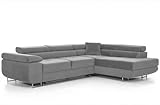 COMFORTINO FURNITURE Ecksofa mit Schlaffunktion PASTI L-Form, Sofa Couch...