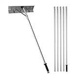 Dicker Schnee-Dachrechen, 4,9' - 20,5' Aluminium-Schnee-Dachrechen mit...