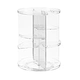 Kosmetik Make Up Organizer,360°Drehbar Aufbewahrung,Transparent Adjustable...