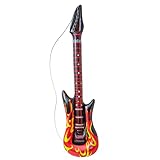 W WIDMANN MILANO Party Fashion - Aufblasbare Gitarre, Länge circa 105 cm,...