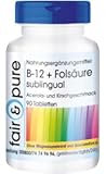 Fair & Pure® - Vitamin B12 + Folsäure Lutschtabletten - sublingual - 90...