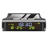 Gosera Solar Autouhr Automatische Solaruhr mit Woche Monatskalender Zeit...