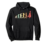 Retro Basketball Evolution Geschenk für Basketballspieler Pullover Hoodie