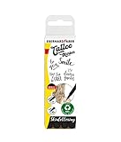 Eberhard Faber 559506 - Tattoo Stifte Set Skinlettering, 4 Stifte im...