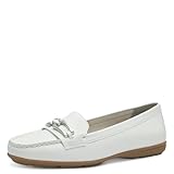 Jana Damen Slipper Leicht Vegan, Weiß (Weiß/Silber), 38 EU