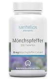 Sanhelios Mönchspfeffer - Hochdosiert - 300 vegane Mikro-Tabletten - 10mg...