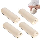 Passiertuch Käsetuch 4 Stück Filtertuch 60 x 60 cm Wiederverwendbar...