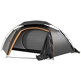 Outsunny 1-2 Mann Campingzelt, Kuppelzelt mit abnehmbarem Regenschutz und...