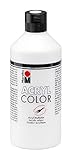 Marabu 12010075070 - Acryl Color weiß 500 ml, cremige Acrylfarbe auf...