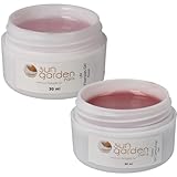 Sun Garden Nails UV Aufbaugel Fiberglas Gel rose-klar 30ml und UV Cover Gel...